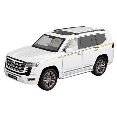 1/18 Scale Toyota Land Cruiser Alloy Car Model, Kids Toy with Authentic Sound & Lights, Premium Collectible for Car Enthusiasts