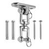 Ceiling Mount Swing Hanger with Screws Heavy Duty 360 Degrees Swivel Indoor Outdoor Porch Yoga Swing Hammock Hanging Chair Ceiling Hook