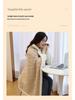 Thickened Winter Shawl & Sofa Blanket - Multipurpose Small Quilt for Office Naps
