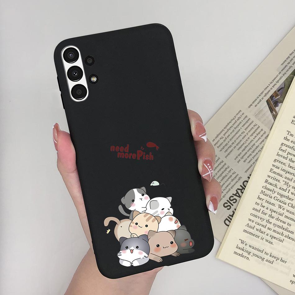 For Samsung Galaxy A13 Phone Case SM-A135F Cute Bumper Cartoon Silicone Soft Funda Cover For Samsung A 13 GalaxyA13 Coque Capa