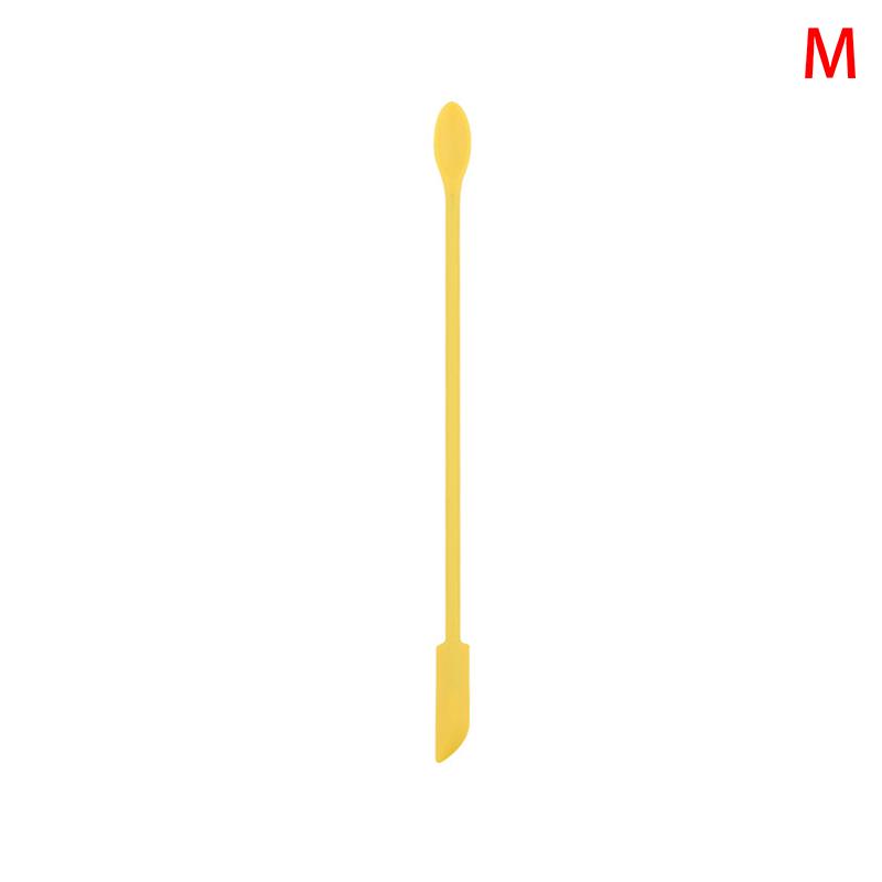 Cosmetic Bottle Silicone Mini Scraper Three Piece Set Baking Double End Two In One Spatula Jam Deep Bottle Scraper Spoon Set