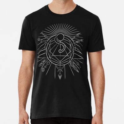 Ghironda Zen mandala - pattern bianco Dalla S alla 5XL Prodotto in AU/USA Maglietta