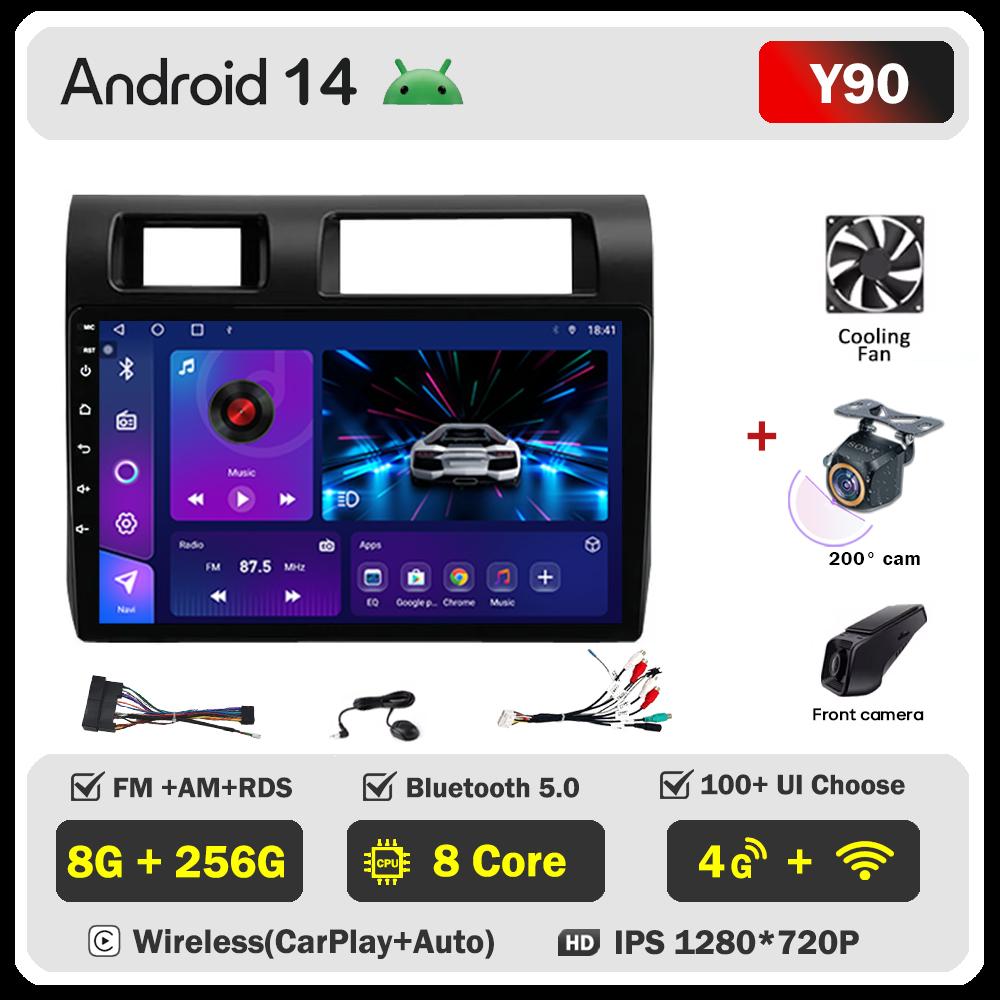 For Toyota Land Cruiser 70 Series LC70 LC71 LC76 LC78 LC79 Carplay Auto Screen Wireless Android Auto Car Intelligent Systems DSP