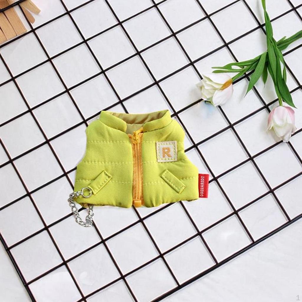 Dolls Cotton Vest Outfits Accessories, Miniature Clothes for 10-15cm Boy Thanksgiving Gifts
