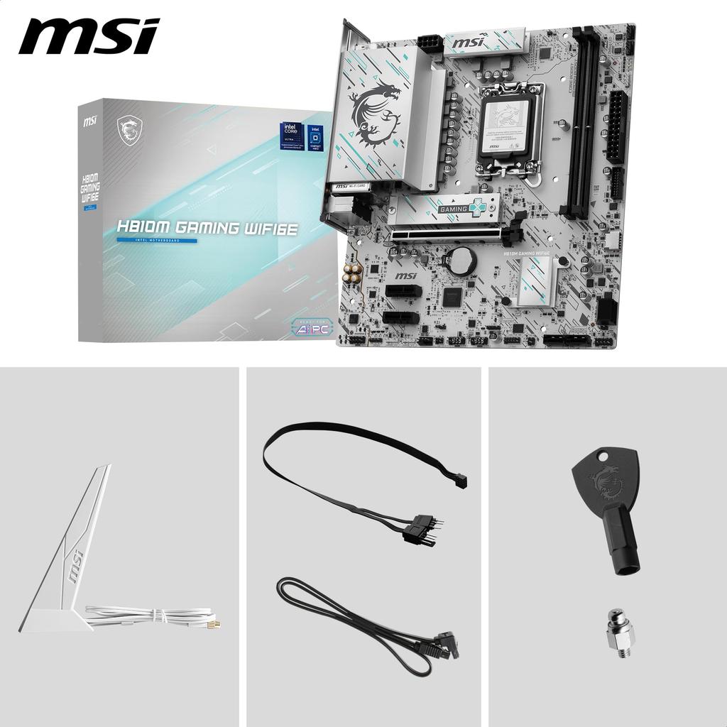 MSI Placa-mãe H810M GAMING WIFI6E MB6914 Micro-ATX