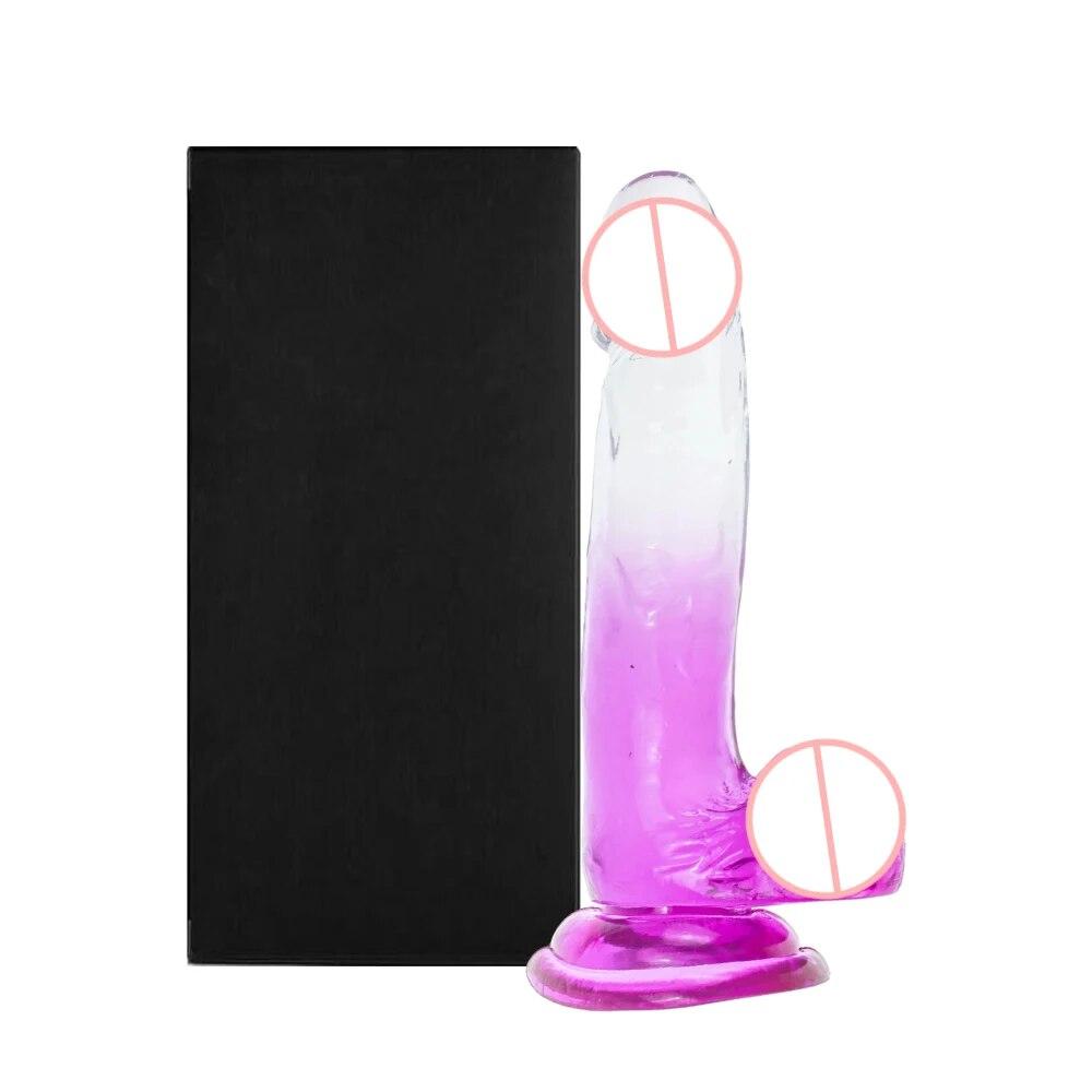 Realistic Dildo With Suction Cup Huge Jelly Dildos Sex Toys for Woman Men Fake Dick Big Penis Anal Butt Plug Erotic Sex Shop