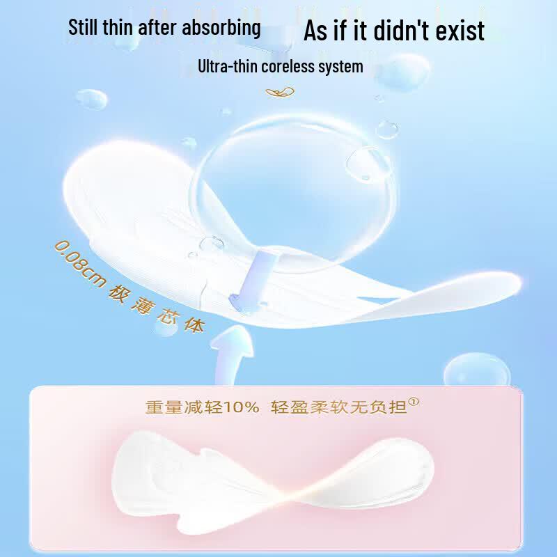Space 7 Girl Series Mini Ultra-Thin Cotton Sanitary Pads