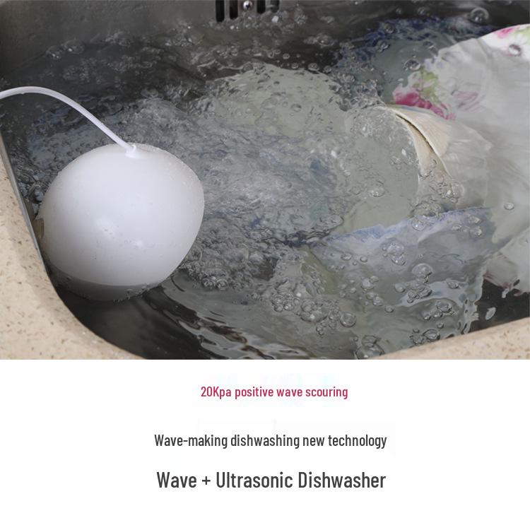 Wavemaker Mini Portable Dishwasher - Compact Electric Dishwashing & Fruit/Vegetable Cleaner