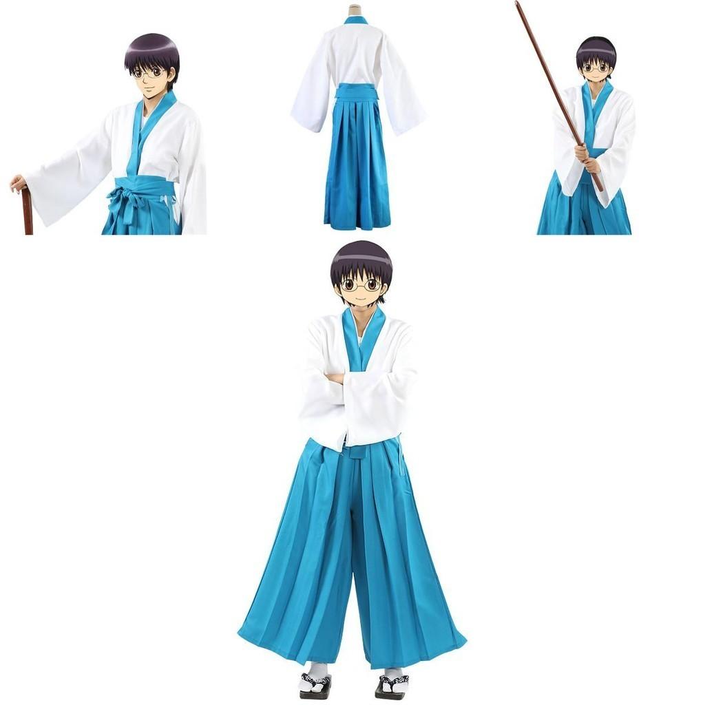 Exquisite Gintama Shinpachi Shimura Cosplay Costume Kimono For A Perfect Fancy Dress Suit