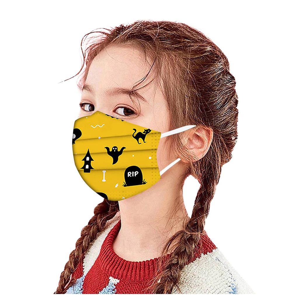 Children's Cartoons Halloween Mask Disposable Face Mask Ear Loop 10PCS