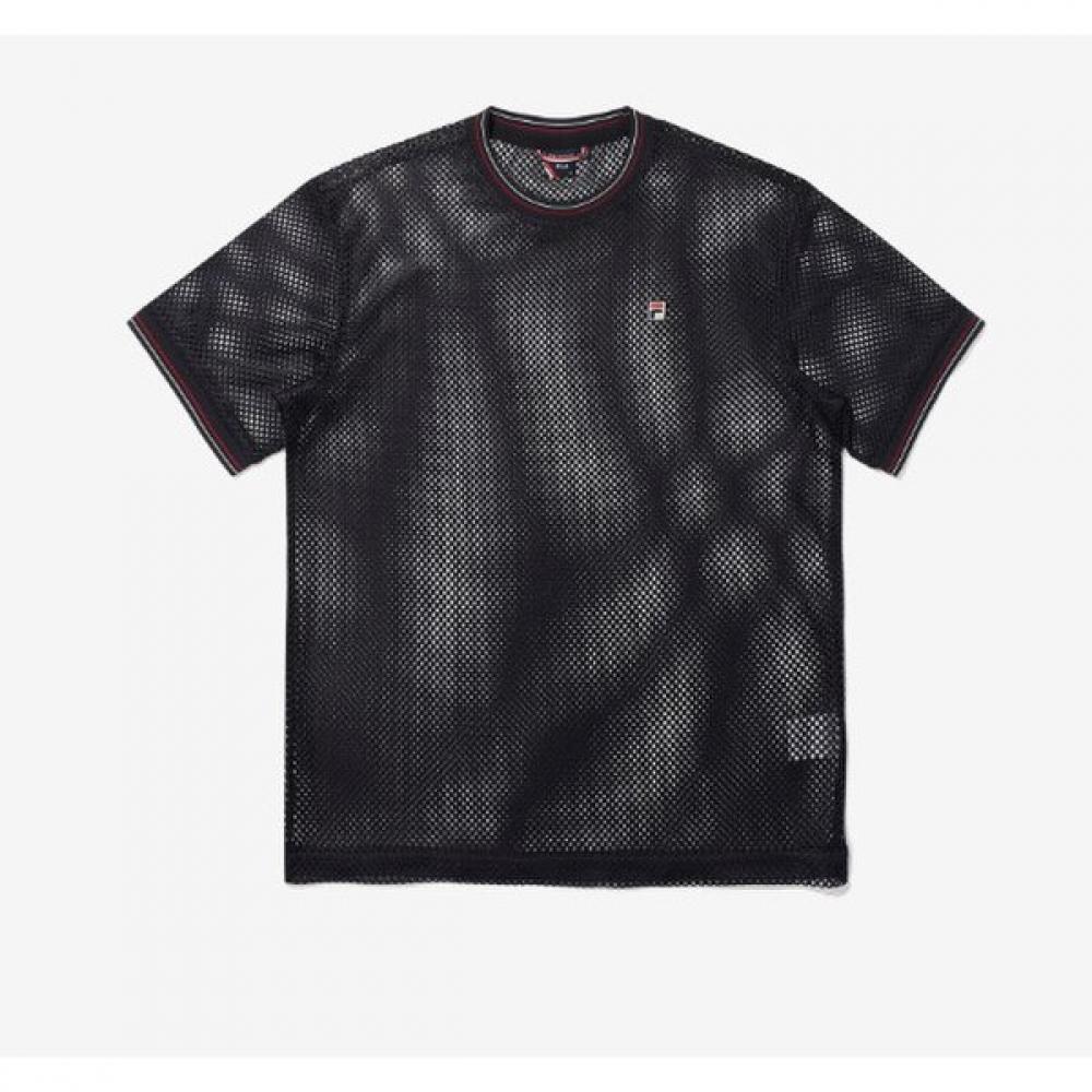 [Fila] Fila] Mesh T shirT  Fs2rse2351f Ina  S1 INA (ink navy)/90(S)