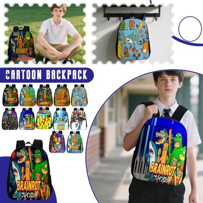 Cartoon Schoolbag Lunch Bag, Pencil Case Lightweight Back To School Supplies Schoolbag Laptop Backpack Large 15 Inch Backpack Small Backpack