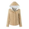 Neue Winter Damen Kapuzen Baumwolljacke Dick Gepolstert Langarm Brot Kleidung Herbst College Stil Mäntel