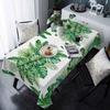 Tropical Palm Leaves Rectangle Tablecloth for Table Decor Summer Monstera Leaf Plant Kitchen Dining Table Cloth Home Party Decor