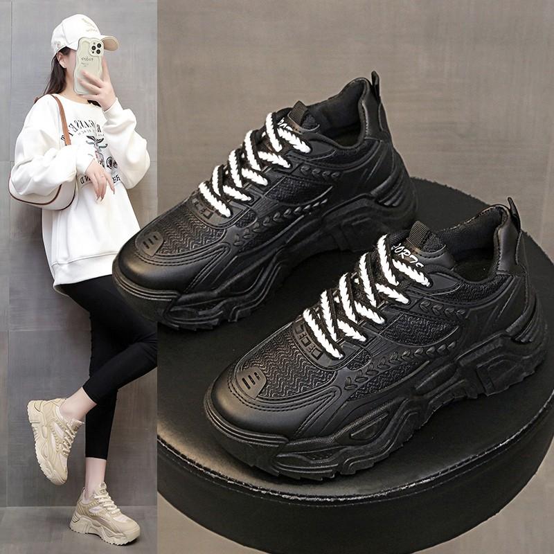 Winter Fashion Anti-skid Women Design Sneakers Keep Warm Ladies Casual Shoes Height Increasing Model Girls Sport Platform Shoes