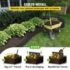 Landscape Edging, 10 Inch Depth 150 Ft Total Length, Recycled HDPE Coiled Terrace Board, Flexible Bender Border for Landscaping, Lawn, Garden, Yard,