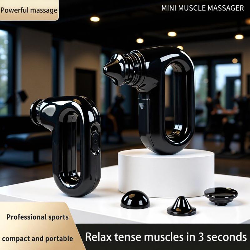 Mini Fascia Gun with Heat & Pulse for Muscle Relaxation and Fitness
