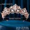 Sparkling Shiny Baroque Crown Dazzling Rhinestone Crown  Coming-of-age Ceremony
