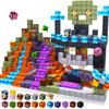 150 יחידות קוביות מגנטיות חינוכיות לבנים ולמתנת יום הולדת חג המולד, צעצוע לילדים, בנות, מתנה,