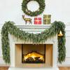 Christmas Simulation Rattan For Front Door Door Hanging Rattan Staircase Fireplace Desktop Decor Home Christmas Decoration