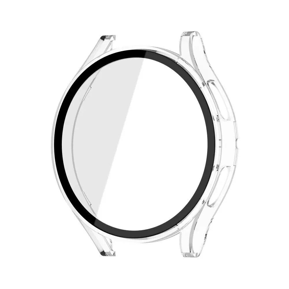 

PC Shell Screen Protector Protective Cover Watch Case For Samsung Galaxy Watch 4 5 6 Galaxy Watch 4 40MM прозорий