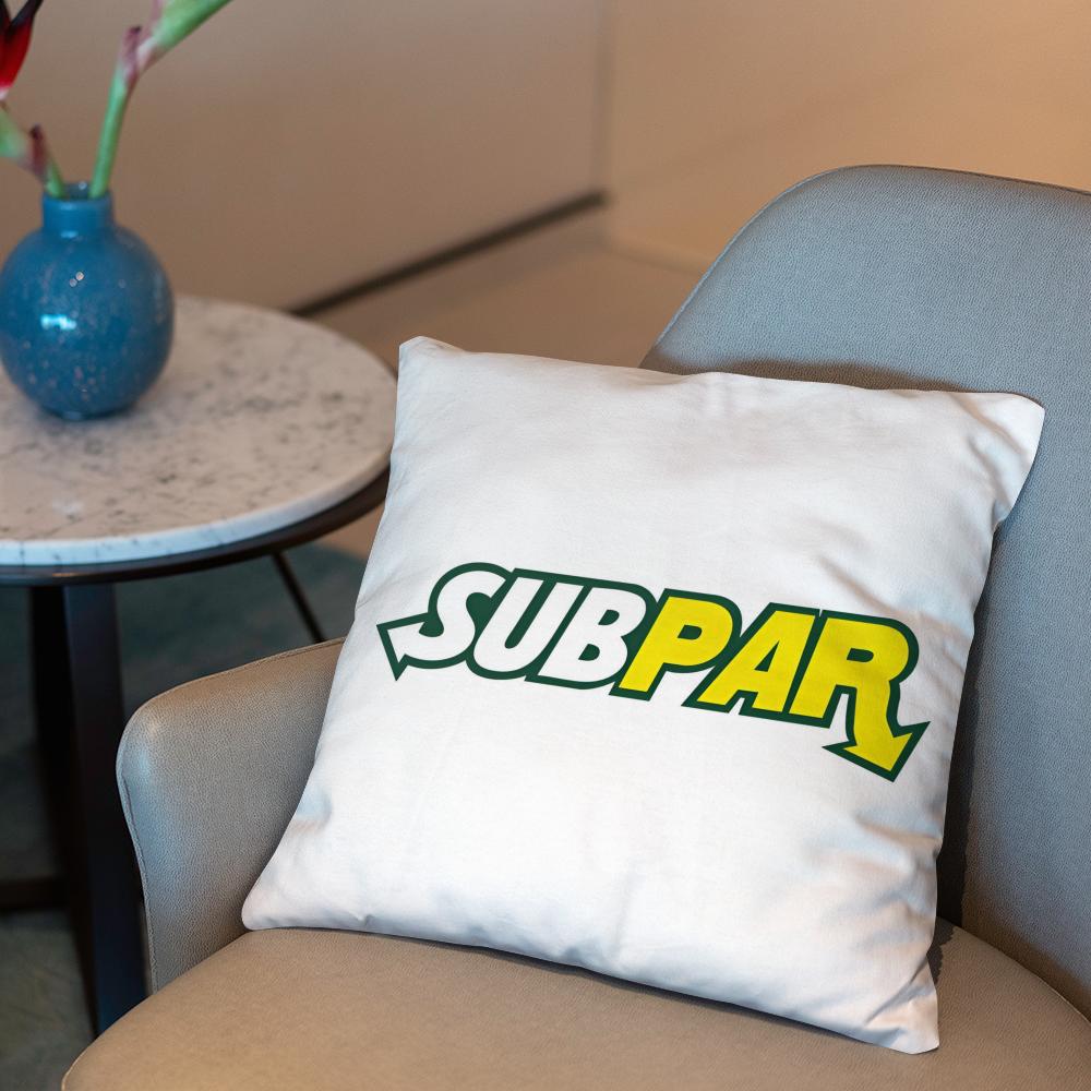 American Restaurant S-Subway-s Cushion Cover 2-in-1 Reversible Plush Pillow Cover | Car/Sofa/Bed | Perfect Gift