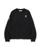 Er Er Patch Layered Long Sleeve T-Shirt Black