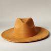 Cappelli Fedora Rancher in Camoscio Vegano Cappelli Vuoti per Burning Cuore Multicolore a Forma di Cappello 9.5cm Ala Unisex Cappello Jazz Cappello da Chiesa