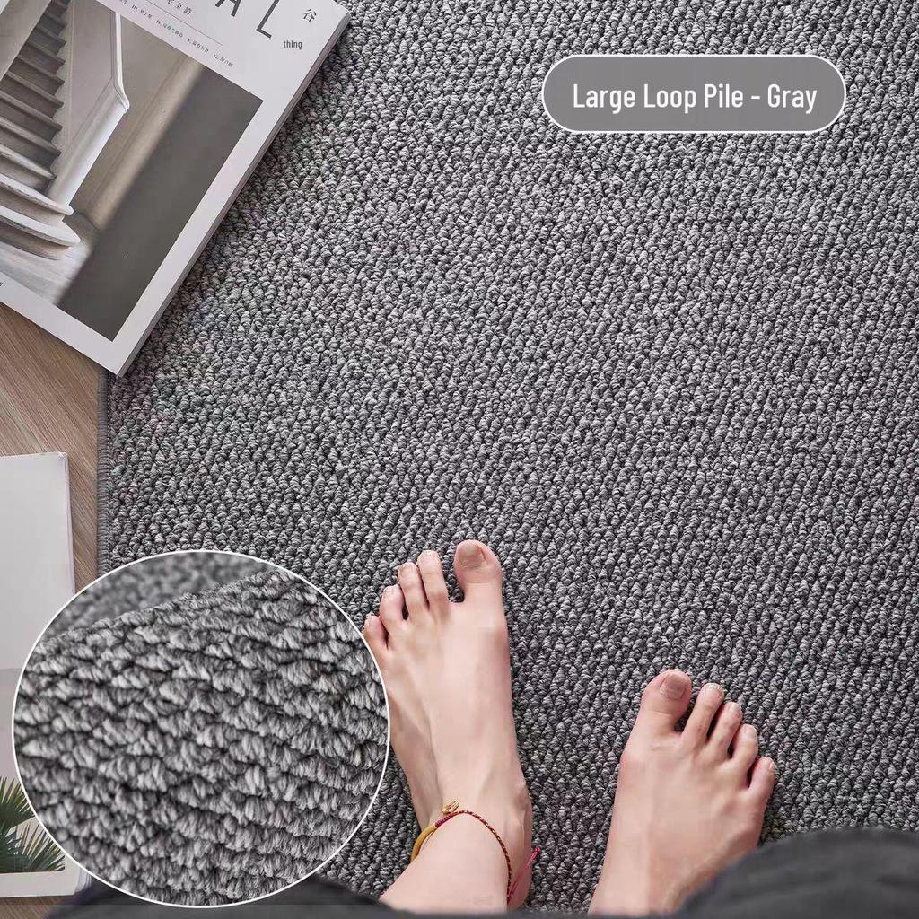 Durable Non-Slip Sisal-Style Kitchen Mat: Wear and Dirt-Resistant, Easy To Clean, Cuttable Doormat.