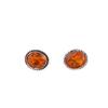 Citrine Gemstone 925 Sterling Silver Jewelry Cufflinks Men's Party Accessories CL-1-11