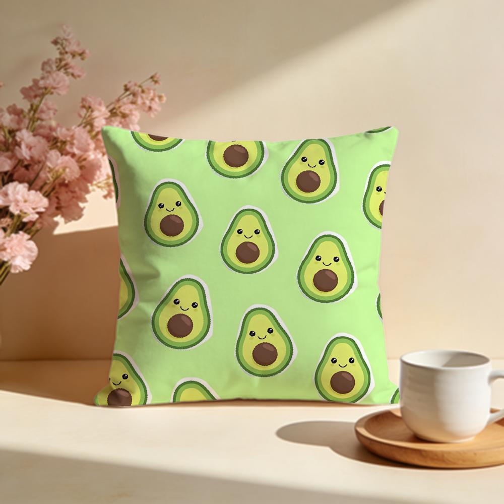 Cremige Avocado Kissenhülle Weiche Kissenbezüge für Zuhause Schlafzimmer Wohnzimmer Sofa