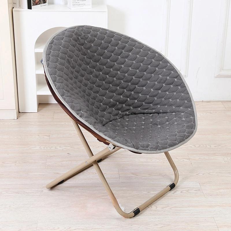 Round Saucer Chair Cover Universal Moon Sauce Chair Protector Cover Lazy Slipcovers Camping Chair Replacement Seat Cushion