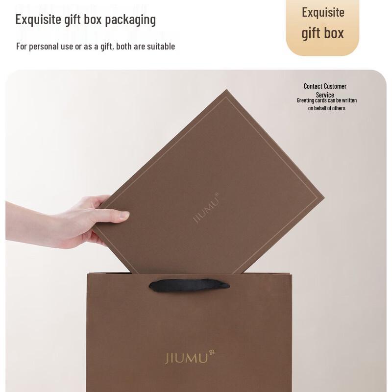 JIUMU Men's Pure Wool Warm Scarf