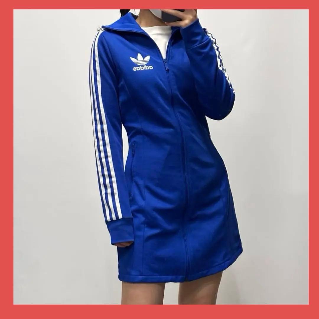 

[Б/У] Сверхредкое трикотажное платье-макси adidas Y2K от Саны из TWICE