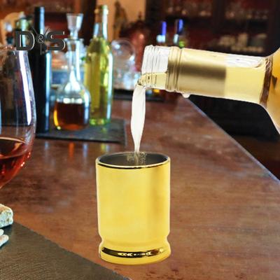 4 Stück 90 ml Weingläser Straight Shooter Caliber Gourmet glänzendes Schnapsglas aus lebensmittelechtem Edelstahl Geburtstagsgeschenk Tumbler Bulk Club Bar Weinbecher
