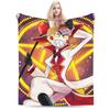 Cartoon Hazbins Hotels Blankets Coral Fleece Plush Textile Decor Ultra-Soft Throw Blanket for Sofa Car Bedspreads