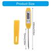 Digital Thermometer High-temperature Resistant Thermometers LCD Display with Probe Temperature Meter for Cooking