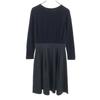Unused MACKINTOSH PHILOSOPHY Long Sleeve Knit Switching One Piece 38 Navy Women Used