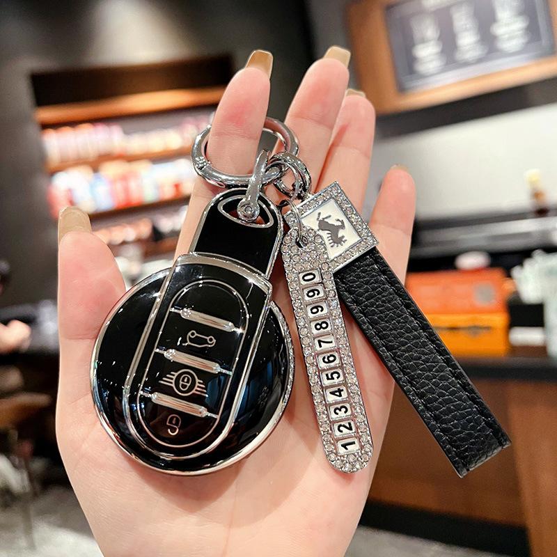 Applicable BMW mini key case countryman cooper key case f54f55f56F60 shell ring female