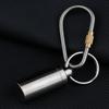 Outdoor Camping Titanium Alloy Carabiner Brass Locking Hook with Loop for Keys Backpacks, and Simple D-Rings