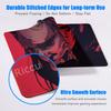 40x90cm Gaming Samurai Oni Mouse Pad Japan Mask Girl Deskmat Large Gamer Professional Premium Mousepad Speed Control Accessories
