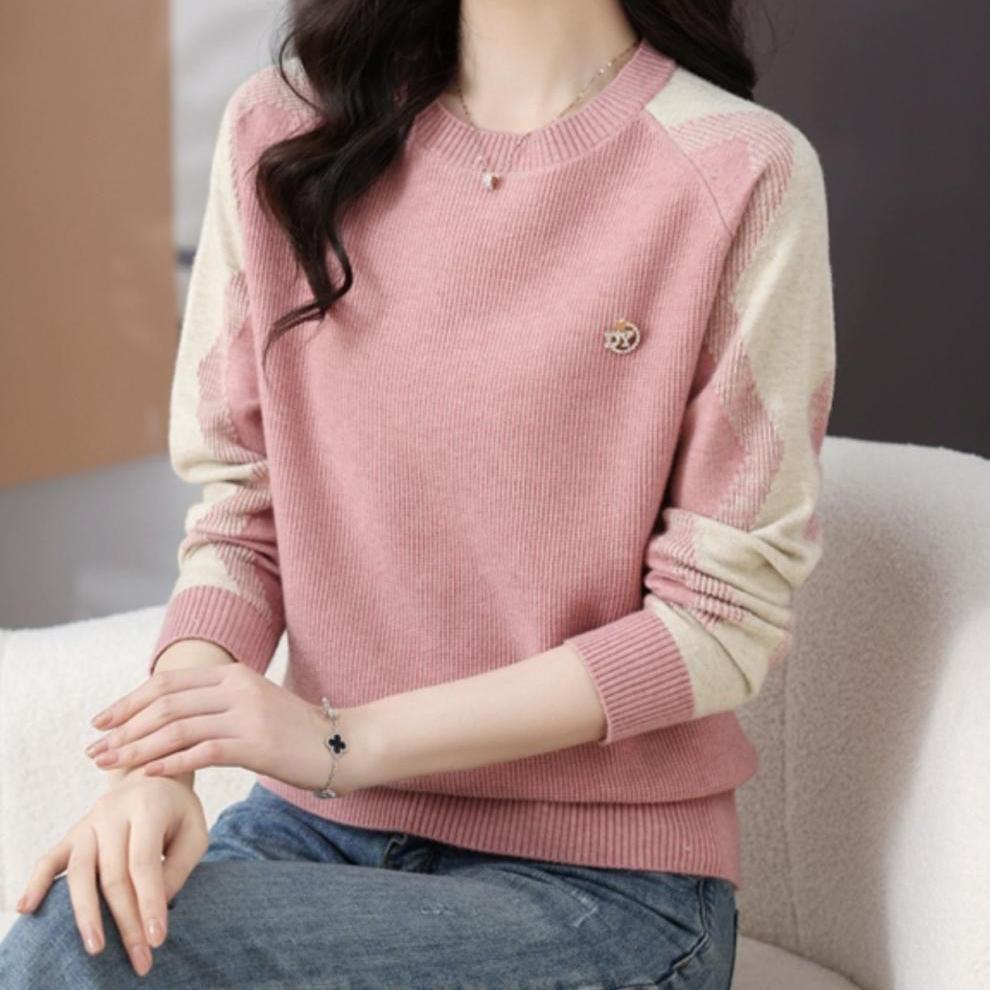 Women Sweater Pullovers Autumn Winter Vintage Long Sleeve Knitted Sweaters Women Lady