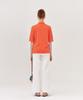 NU PARCC Summer Rib Shirt Cardigan - Orange