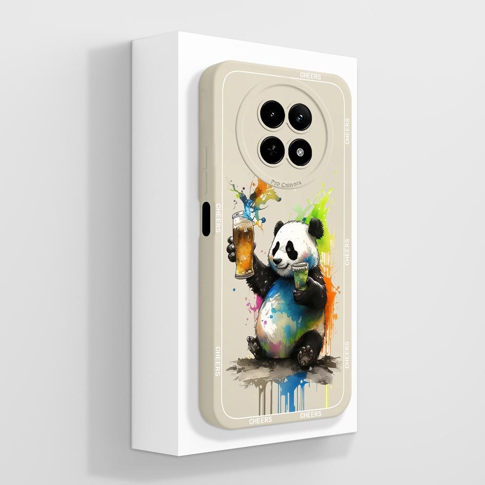 Matte Hülle für OPPO Realme 12 11 Pro Plus 12Lite 12X 11X Hülle Niedliche Mode Welpe Handy Tasche Weiches Flüssigsilikon Stoßfester Bumper für OPPO Hülle Capa