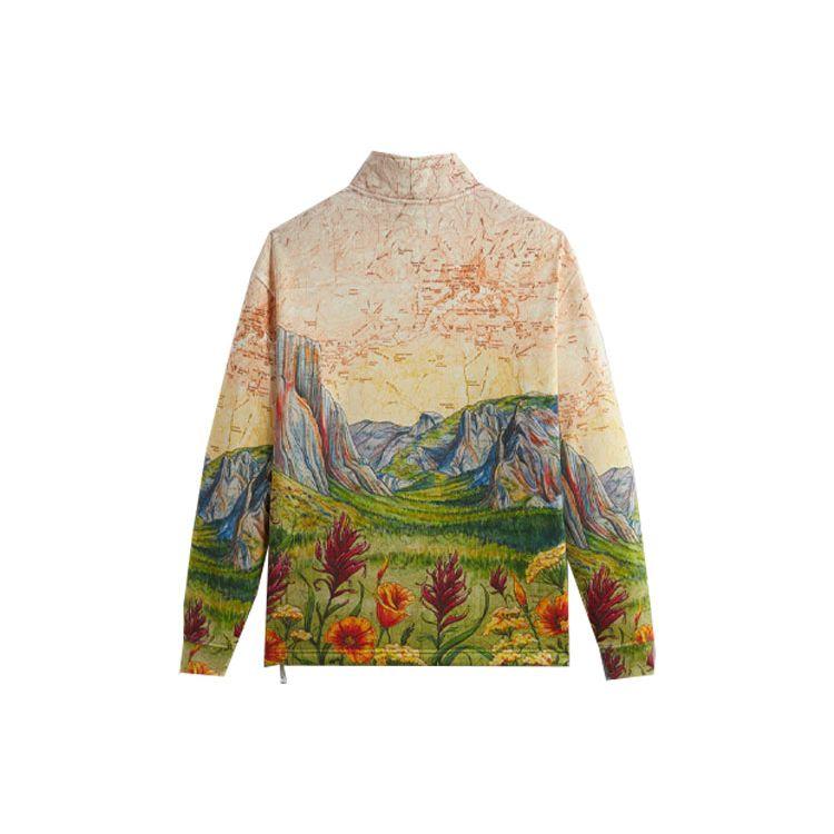 Kith X Columbia Collaboration SS24 All Over Print Ribbed Cuff Cooling Sweat Absorbing Jacket Unisex Jacket Waffle KHM032097-102