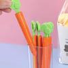 Sealing Clips PP Multi Purpose 5Pcs Food Bag Clips Carrot Shape for Household for Kitchen