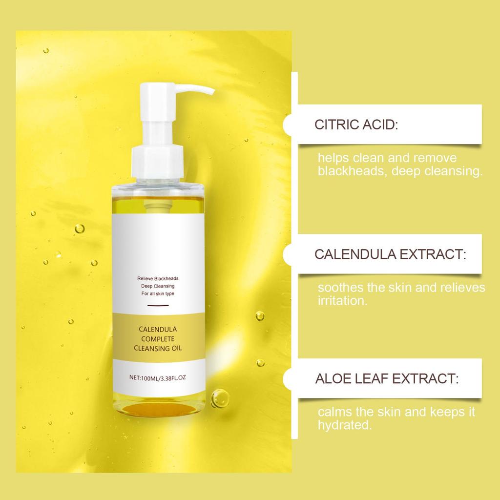 Pore Control Cleansing Oil  Facial Cleanser, Daily Makeup Blackheads Removal100ml