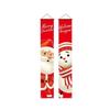 1pair Cute Christmas Porch Sign Cloth Christmas Hanging Banner  Xmas Navidad Gift