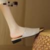 Xiaoxiangfeng Baotou Cool Slippers Wear Exquisite Spring and Summer New New Chinese Style with Skirt Half Drag