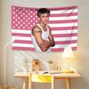 Póster de Bandera Americana de Tapicería de Chad Michael Murray Decoración del Hogar Colgante de Pared Hippie Tela de Fondo para Dormitorio Habitación de Estudiantes Regalo para Fans